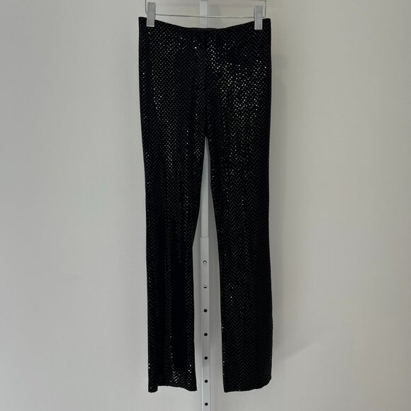RALPH RALPH LAUREN BLACK EMBELLISHED PANTS SIZE SMALL - Picture 4 of 17